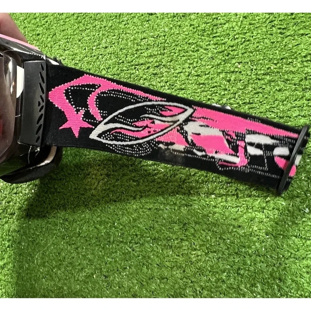 Y2K Motorcross Goggles Black And Pink Smith Optics ATV‎ Eye Wear Ventilated